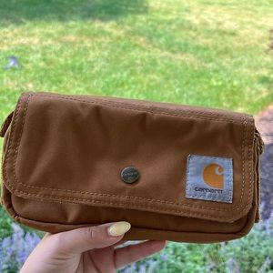Carhartt Women's Brown Canvas Crossbody Pouch